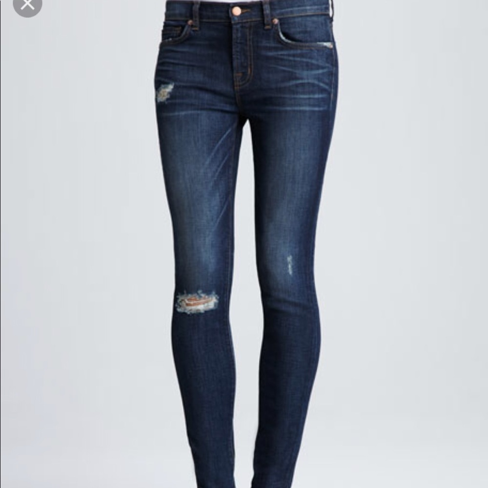 J BRAND 811 mid rise skinny leg jeans SALEM 23 - Picture 8 of 8
